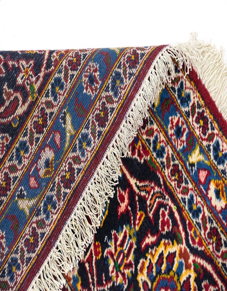 Detail image of 9' 11 x 12' 10  Hand Knotted Kashan Persian Wool Rug