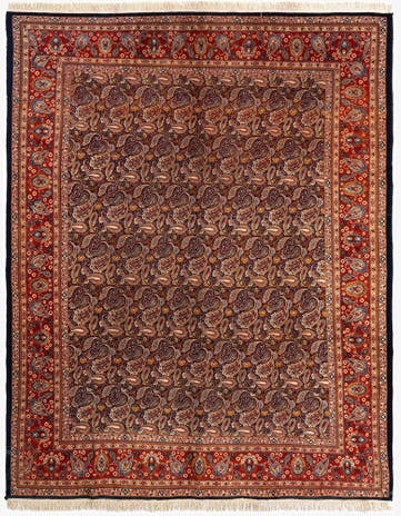 10' x 12' 8 Kashan Wool Rug