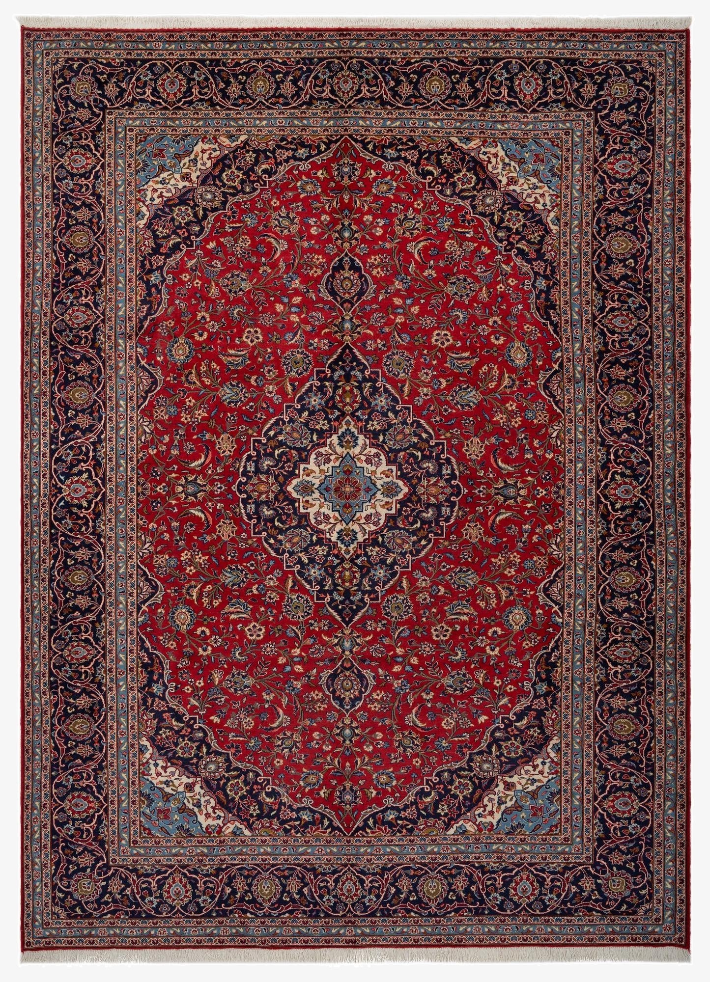 295cm x 408cm  Hand Knotted Kashan Persian Wool Rug