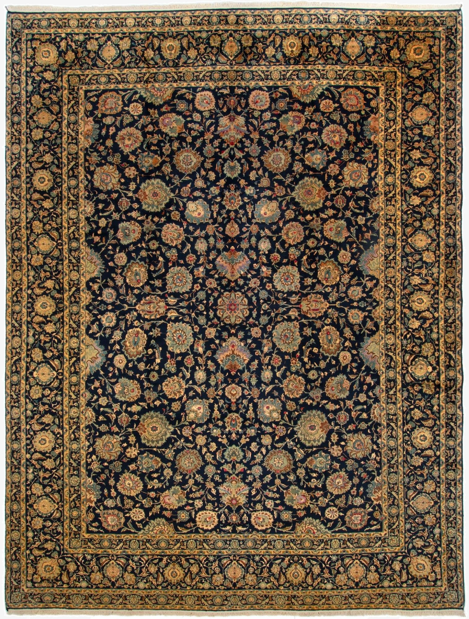 312cm x 415cm  Hand Knotted Kashan Persian Wool Rug