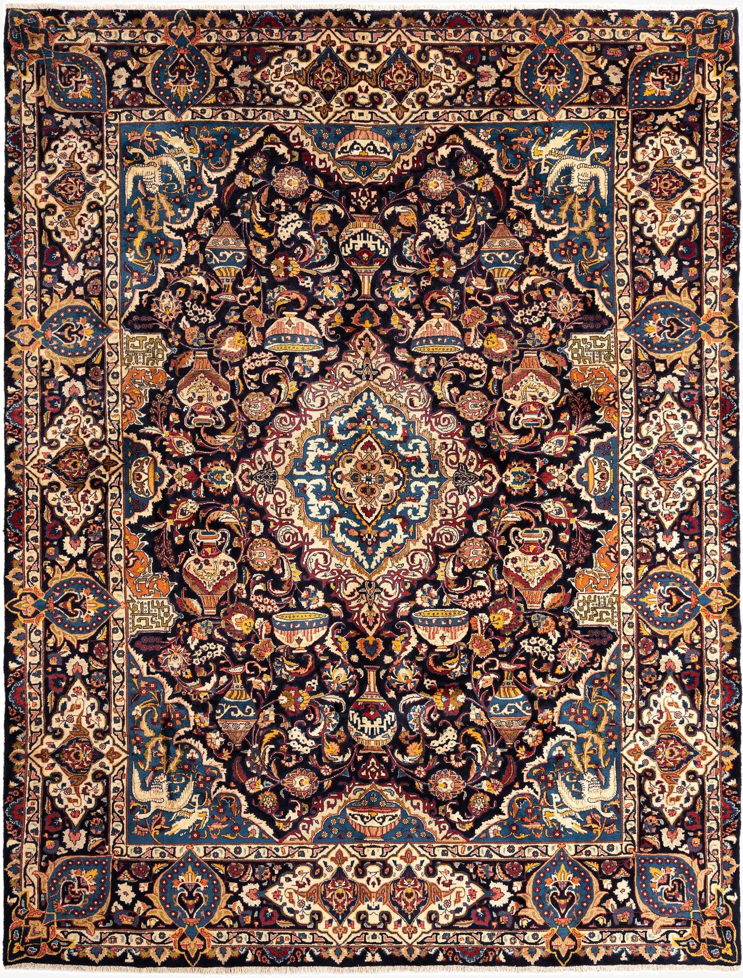 298cm x 390cm Kashan Wool Rug