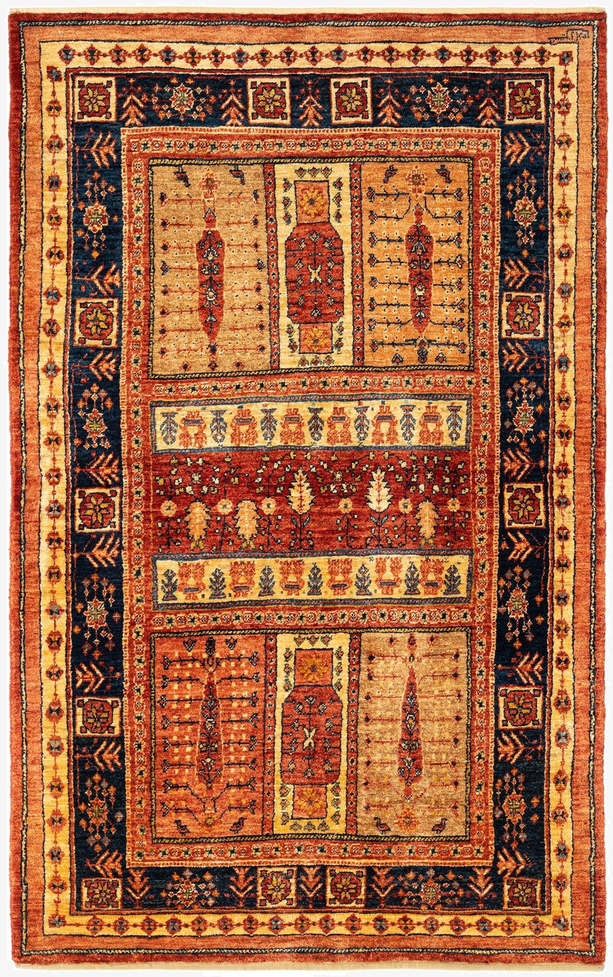 3' 5 x 5' 7 Kashkuli Wool Rug