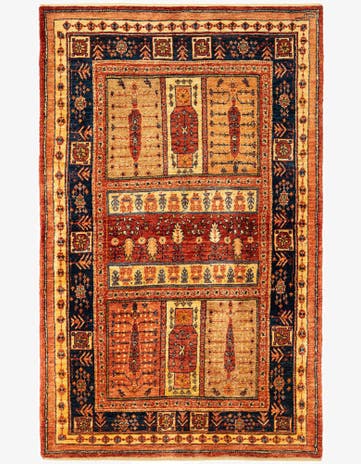 3' 5 x 5' 7 Kashkuli Wool Rug