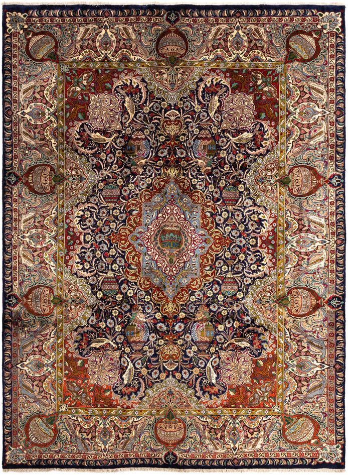 Detail image of 9' 9 x 13' 1 Kashmar Wool Rug