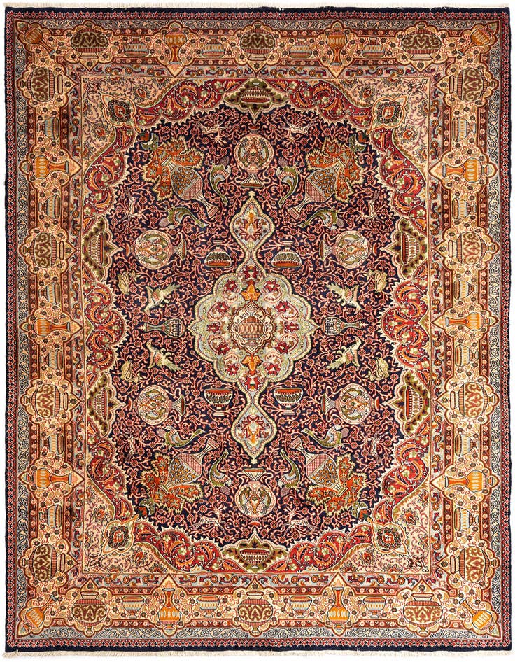 Detail image of 9' 7 x 13' 3 Kashmar Wool Rug