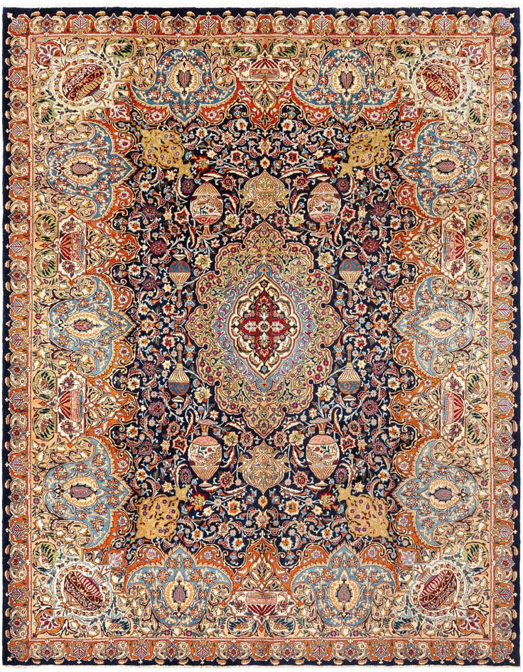 Detail image of 9' 10 x 12' 7 Kashmar Wool Rug