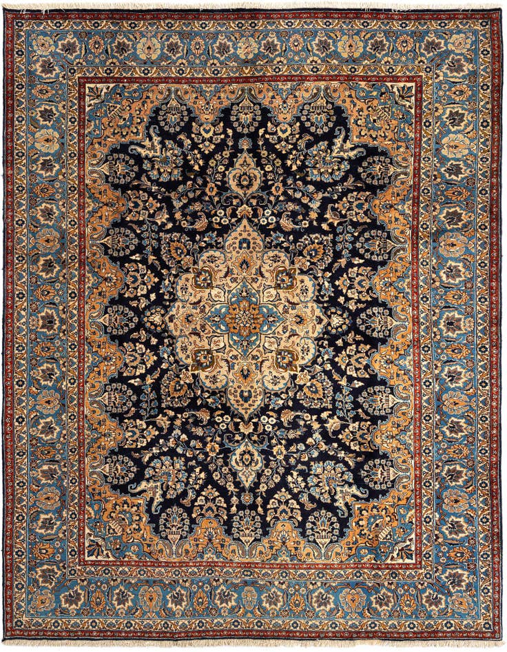 Detail image of 9' 6 x 12' 7 Kashmar Wool Rug