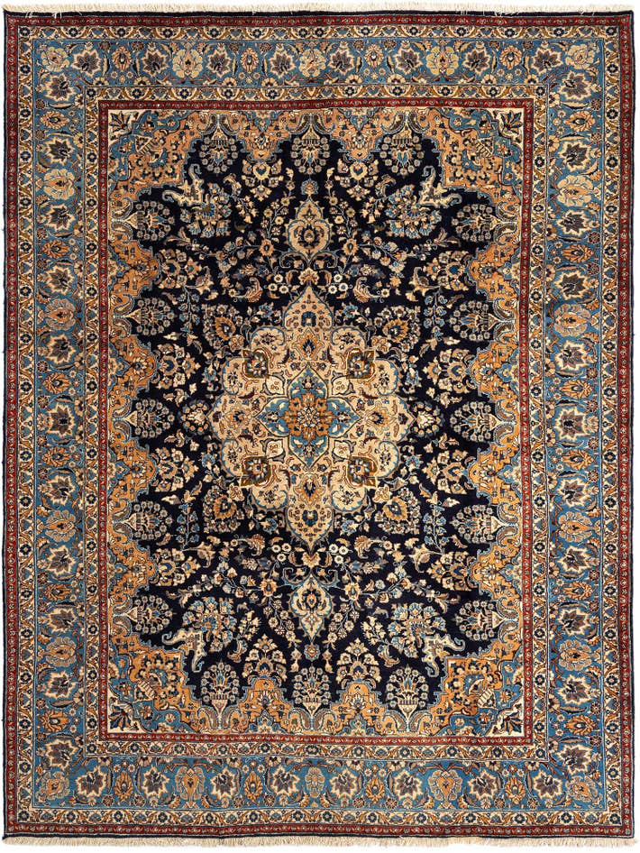 Detail image of 9' 6 x 12' 7 Kashmar Wool Rug