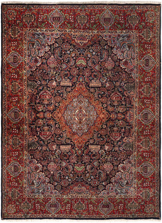 Detail image of 9' 7 x 13' Kashmar Wool Rug
