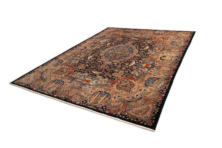 Detail image of 10' x 13' Kashmar Wool Rug