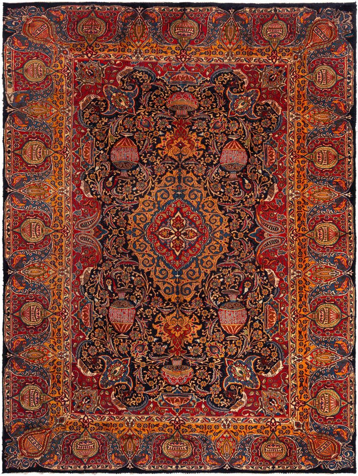 Detail image of 9' 4 x 12' 6 Kashmar Wool Rug