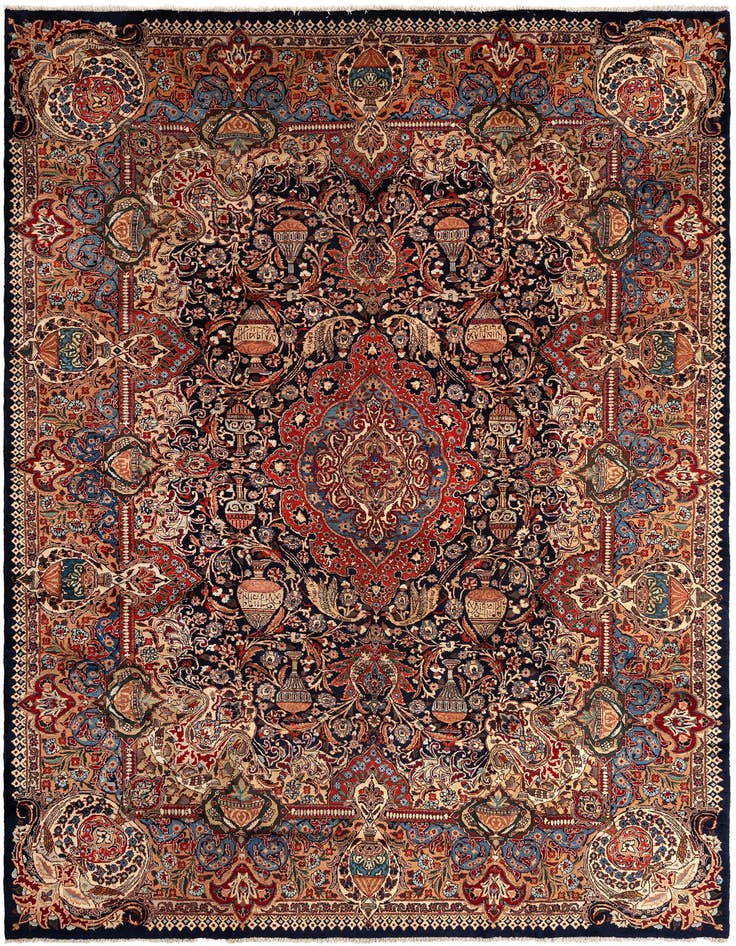 Detail image of 9' 8 x 13' 6 Kashmar Wool Rug