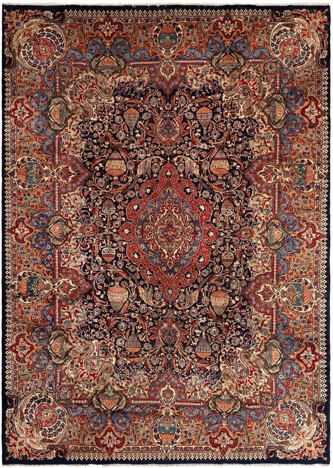 Detail image of 9' 8 x 13' 6 Kashmar Wool Rug
