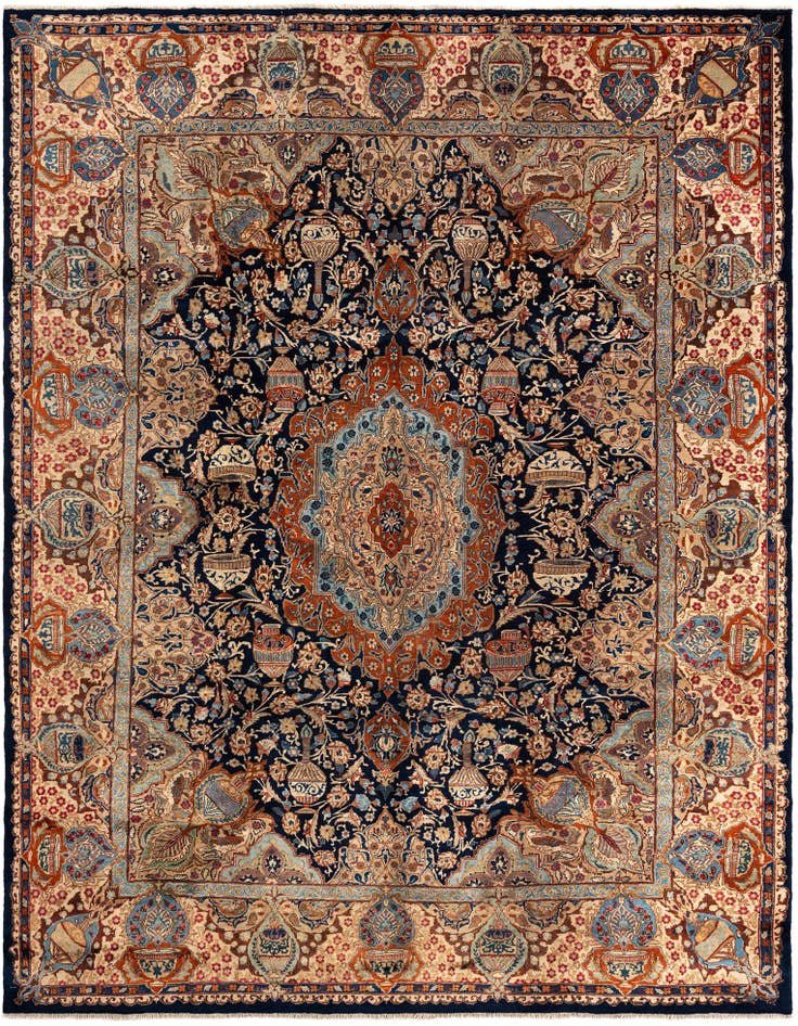 Detail image of 9' 11 x 12' 8 Kashmar Wool Rug