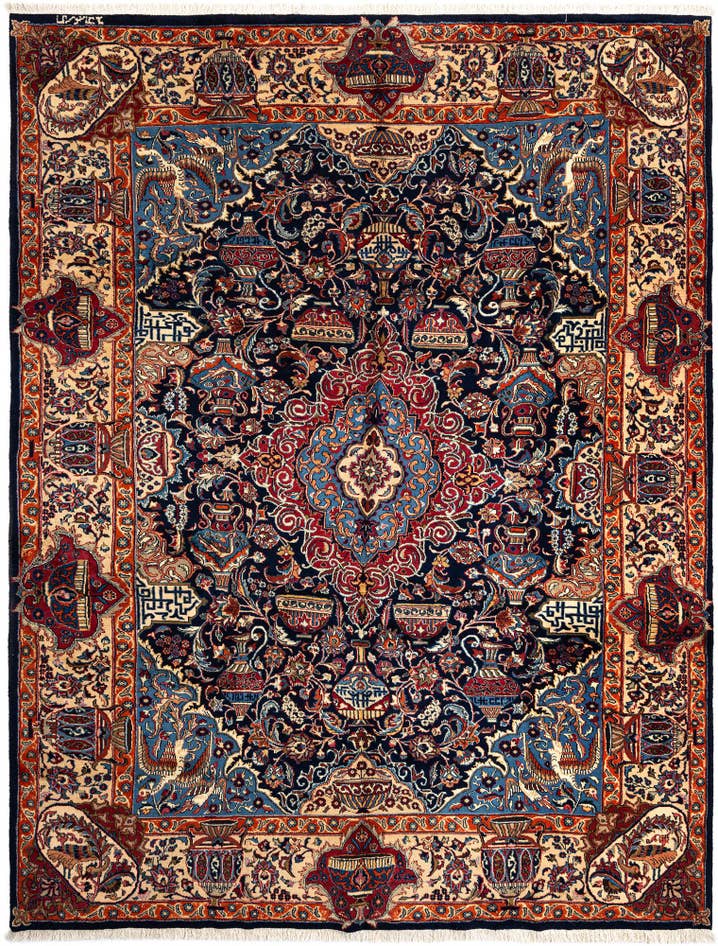 Detail image of 9' 10 x 12' 10 Kashmar Wool Rug