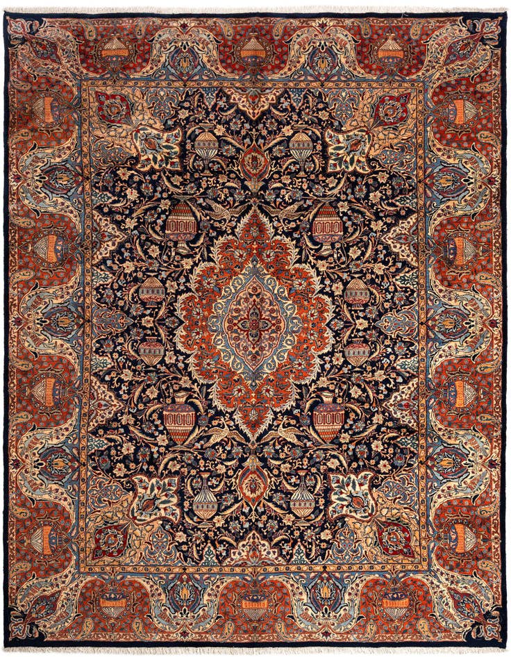 Detail image of 9' 8 x 13' 1 Kashmar Wool Rug