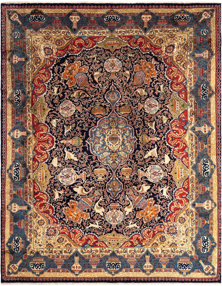 Detail image of 9' 4 x 12' 7 Kashmar Wool Rug