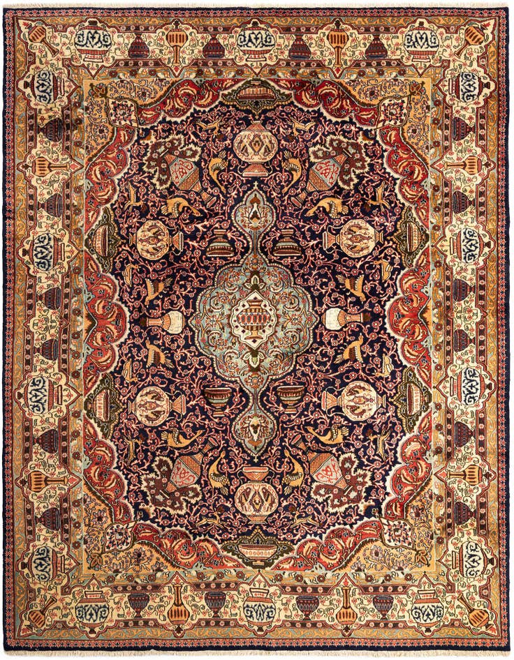 Detail image of 9' 8 x 12' 7 Kashmar Wool Rug