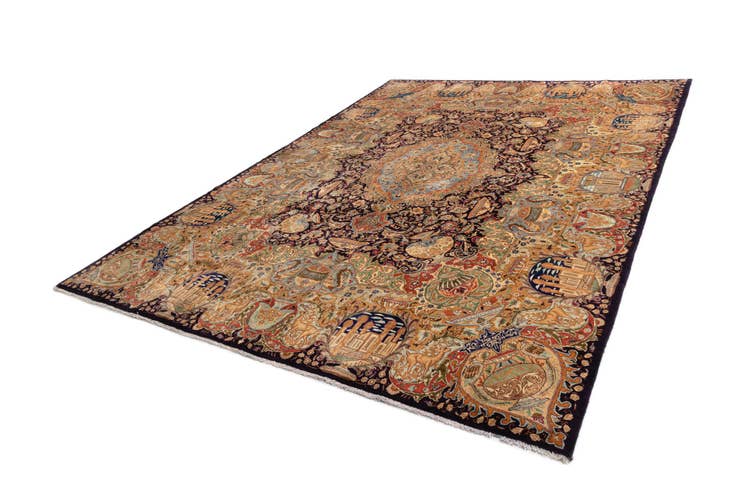 Detail image of 9' 8 x 12' 10 Kashmar Wool Rug