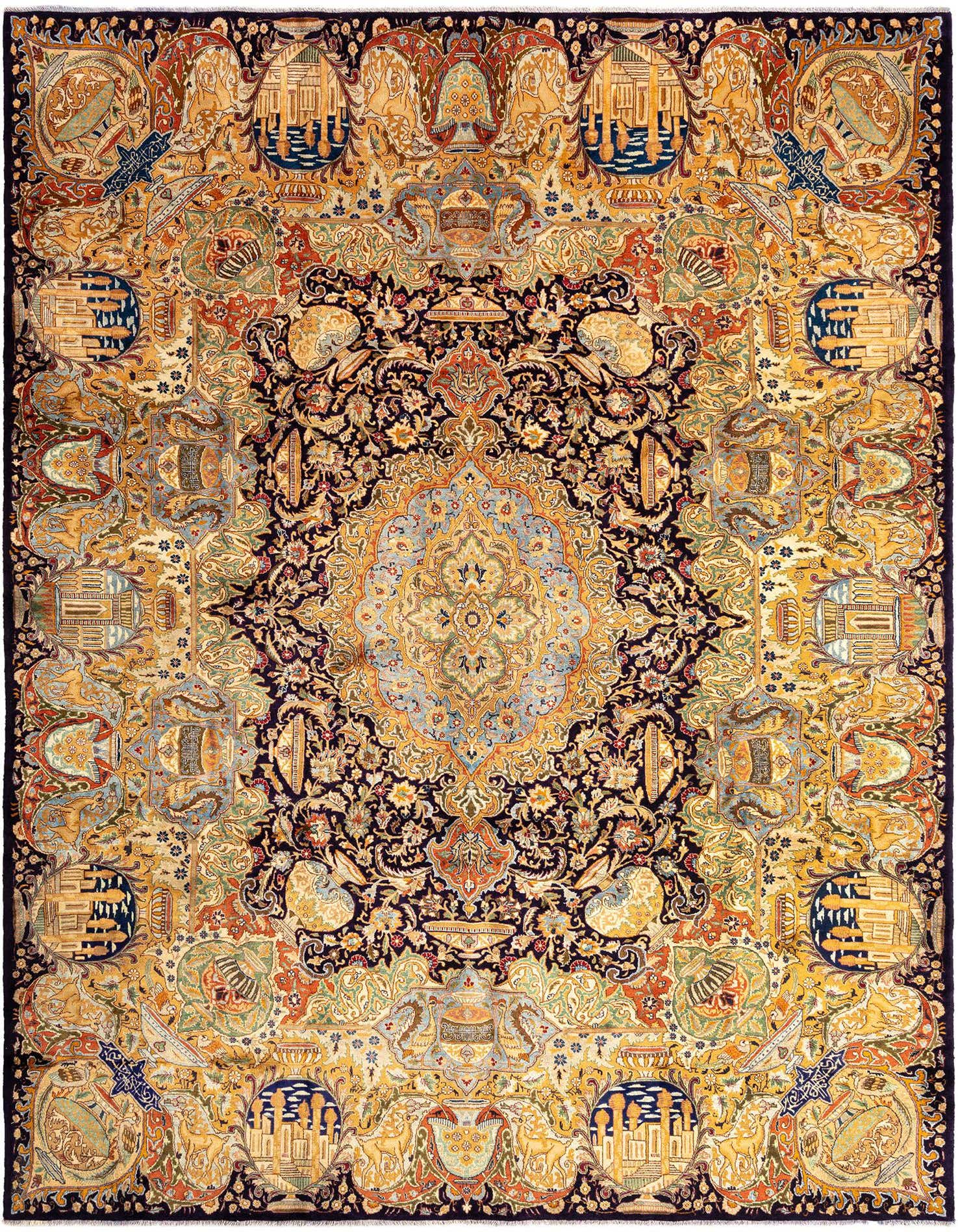 9' 8 x 12' 10 Kashmar Wool Rug