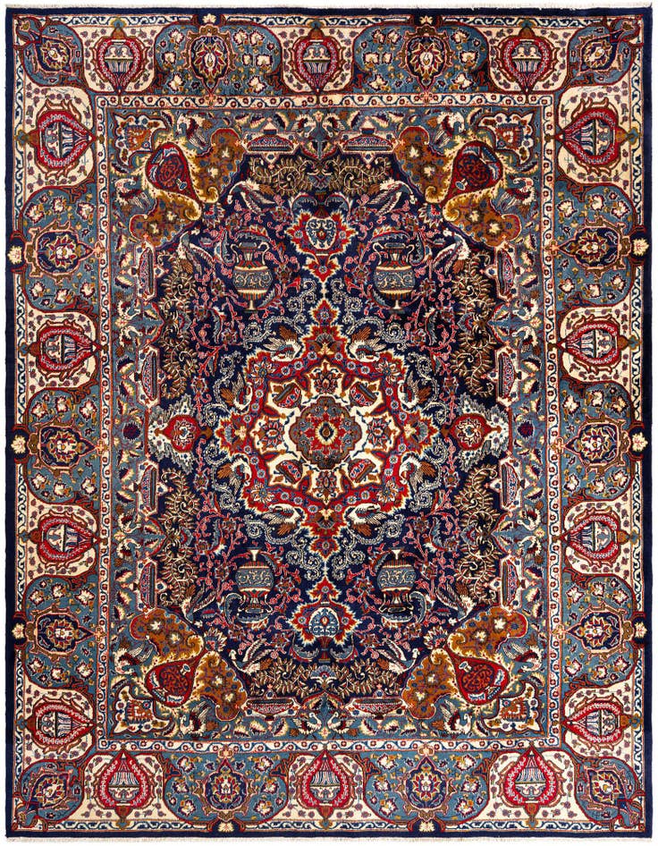 Detail image of 9' 8 x 12' 7 Kashmar Wool Rug