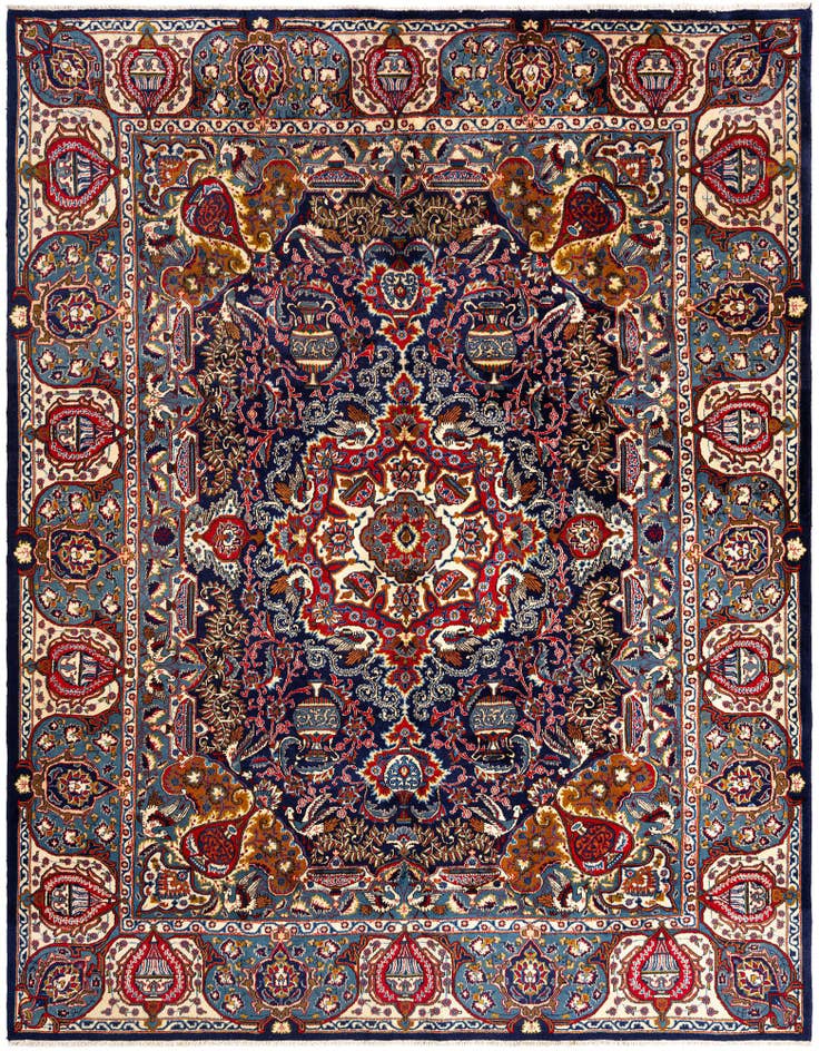 Detail image of 9' 8 x 12' 7 Kashmar Wool Rug