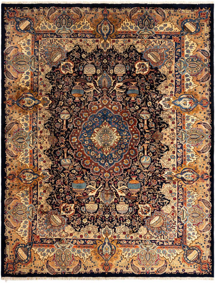 Detail image of 9' 8 x 12' 4 Kashmar Wool Rug