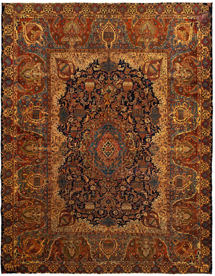 Detail image of 9' 9 x 12' 4 Kashmar Wool Rug