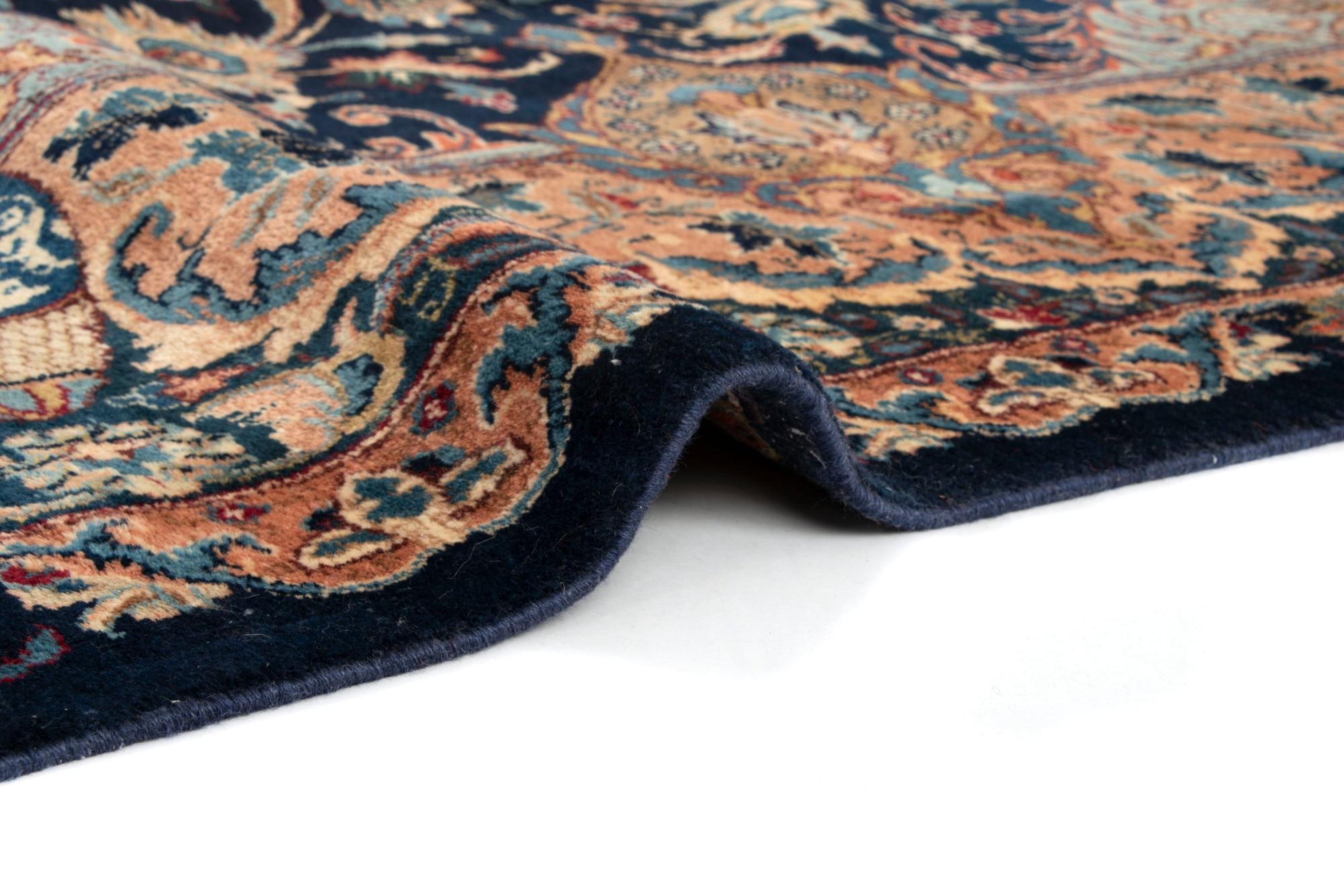 9' 2 x 12' 6 Hand Knotted Kashmar Persian Wool Rug