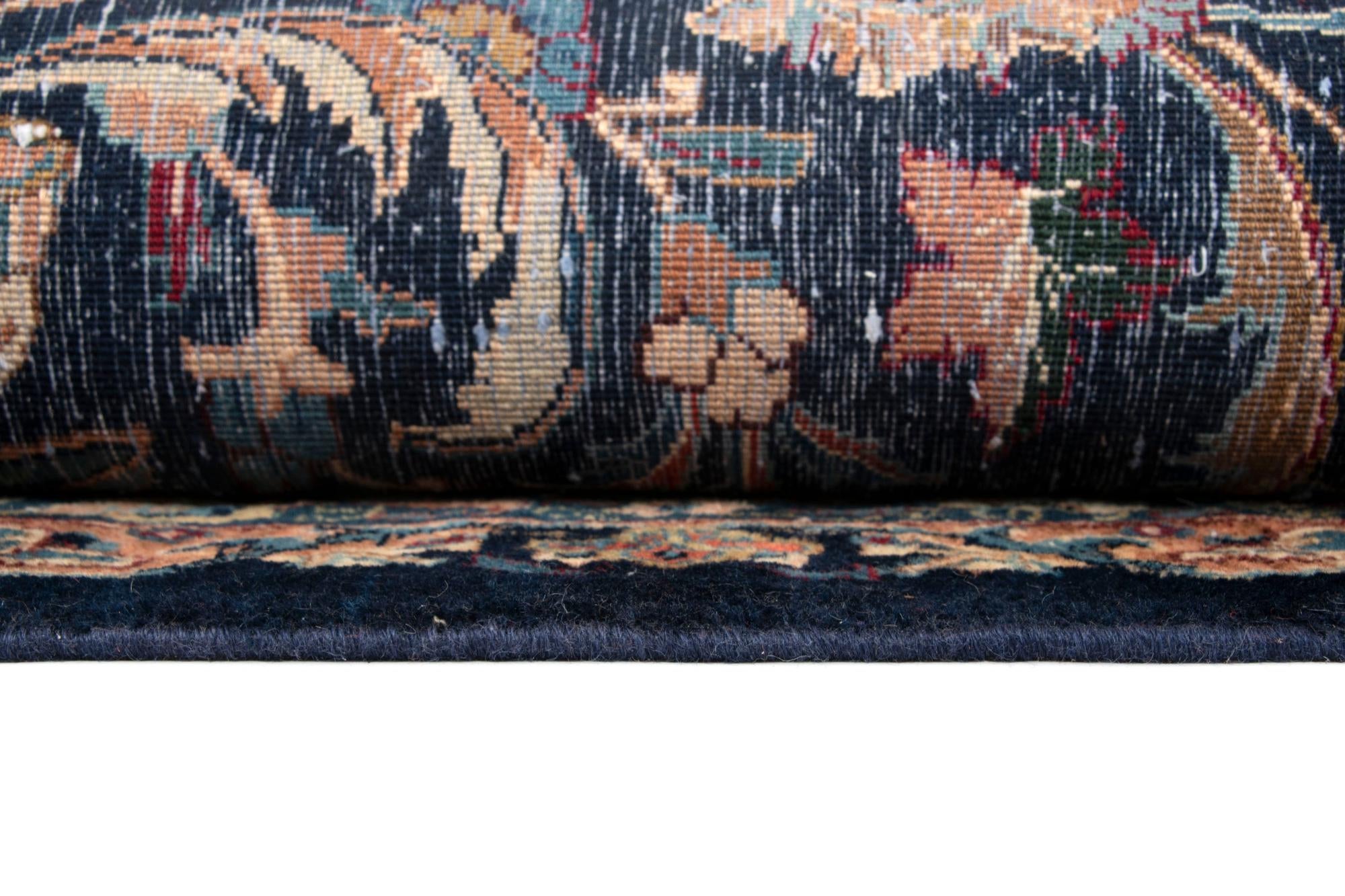 9' 2 x 12' 6 Hand Knotted Kashmar Persian Wool Rug
