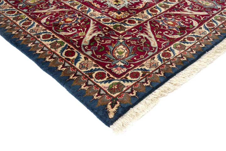 9' 8 x 13' 1 Hand Knotted Kashmar Persian Wool Rug