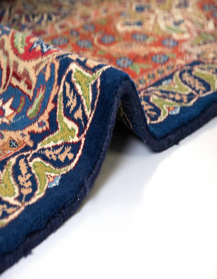 Detail image of 9' 9 x 12' 6 Hand Knotted Kashmar Persian Wool Rug