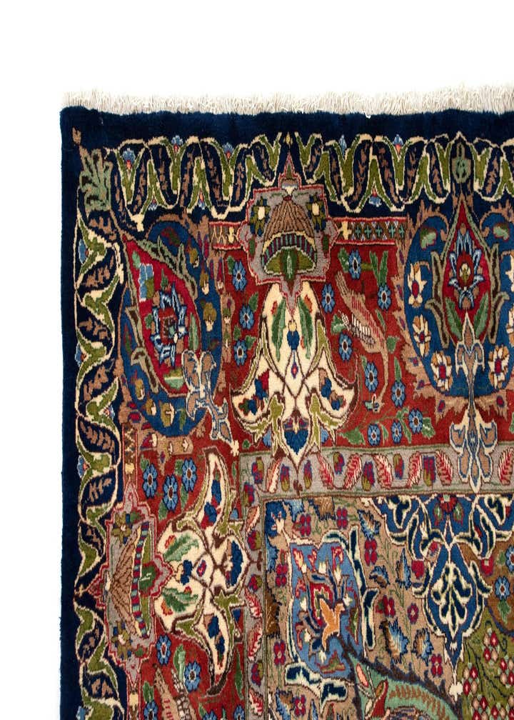 9' 9 x 12' 6 Hand Knotted Kashmar Persian Wool Rug