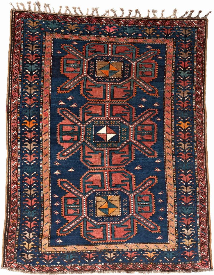 Detail image of 4' 2 x 7' 7 Kazak Rug