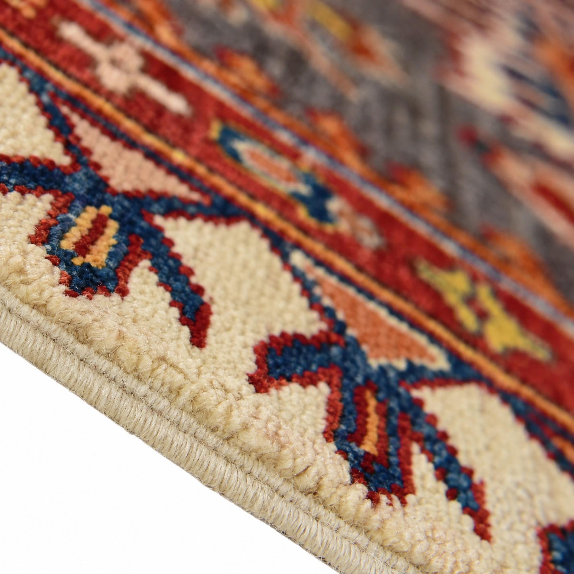 105cm x 160cm Hand Knotted Kazak Rug