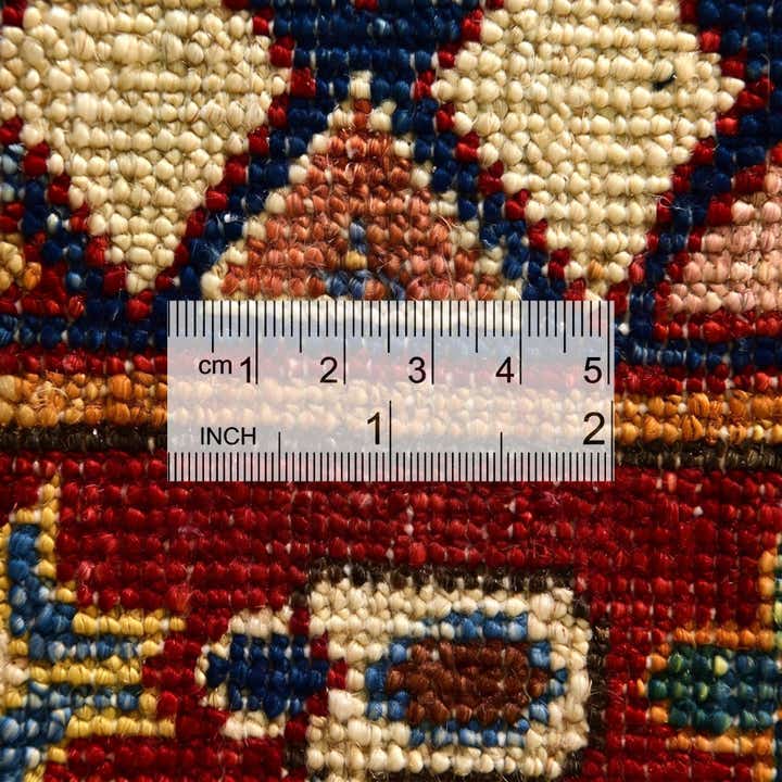 3' 5 x 5' 2 Hand Knotted Kazak Rug