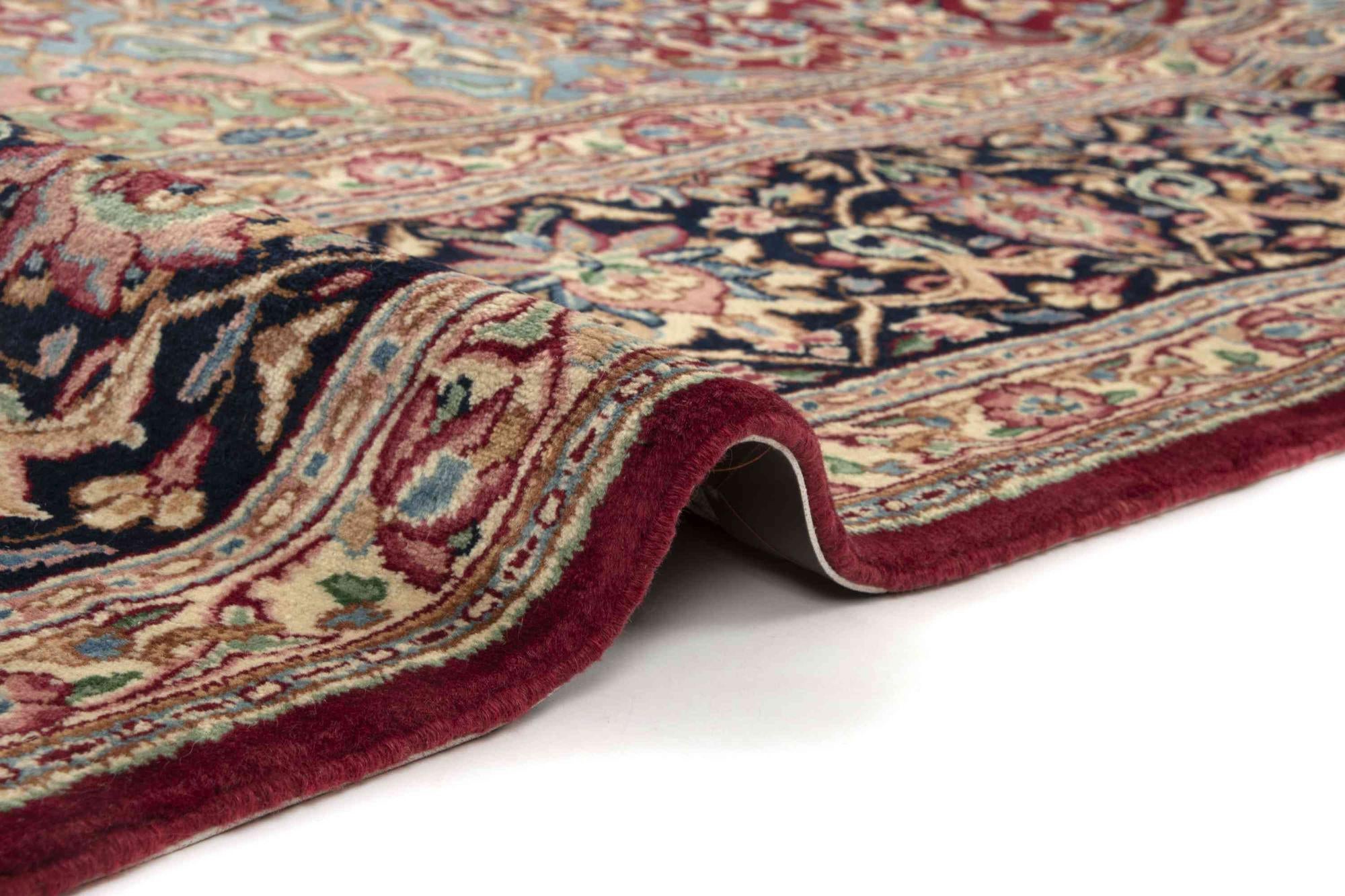9' 3 x 12' 8 Hand Knotted Kerman Persian Wool Rug