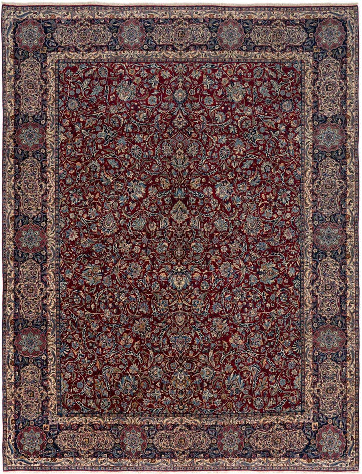 Detailansicht von 295cm x 385cm Kerman Teppich