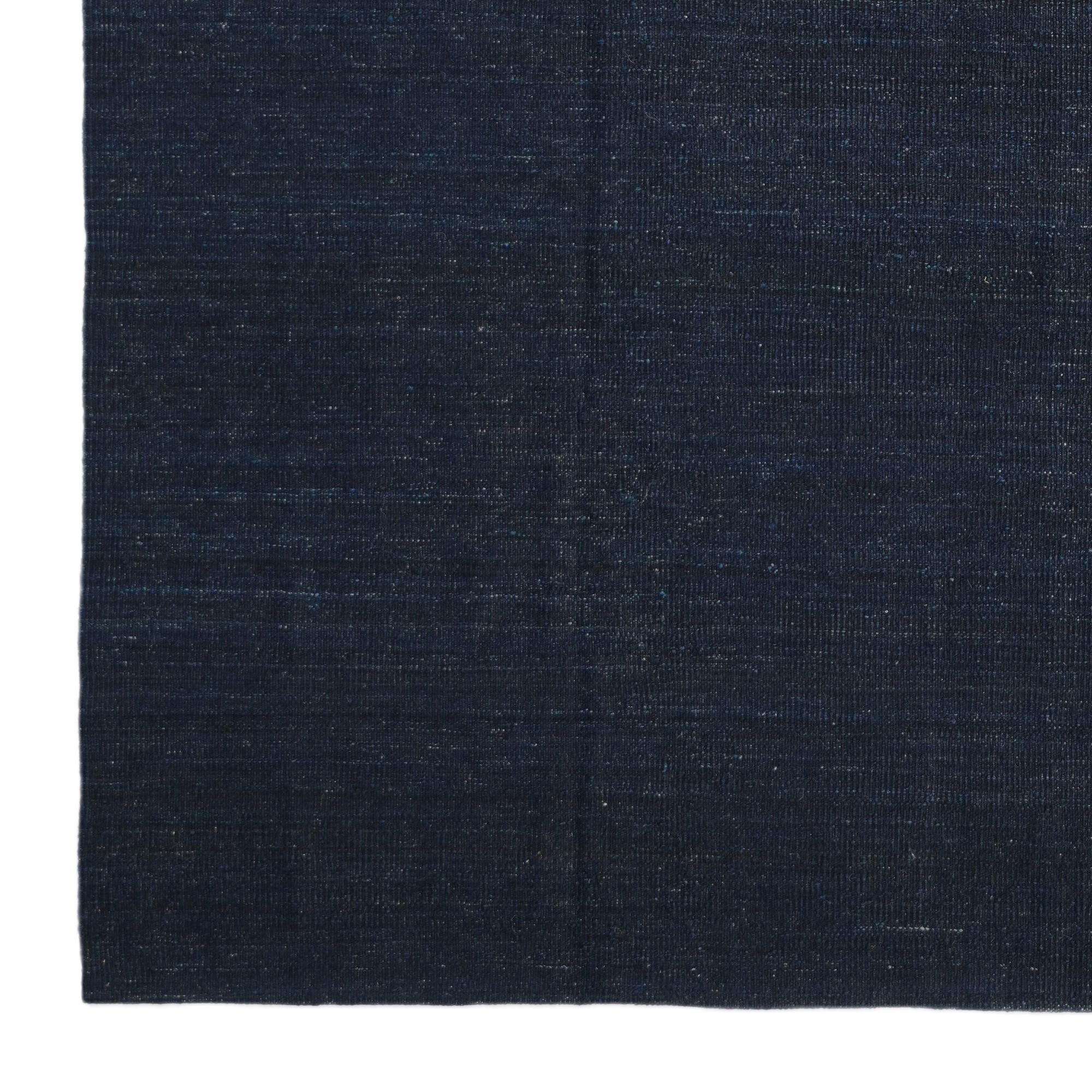 7' x 9' 2 Hand Woven Kilim Modern Wool Rug