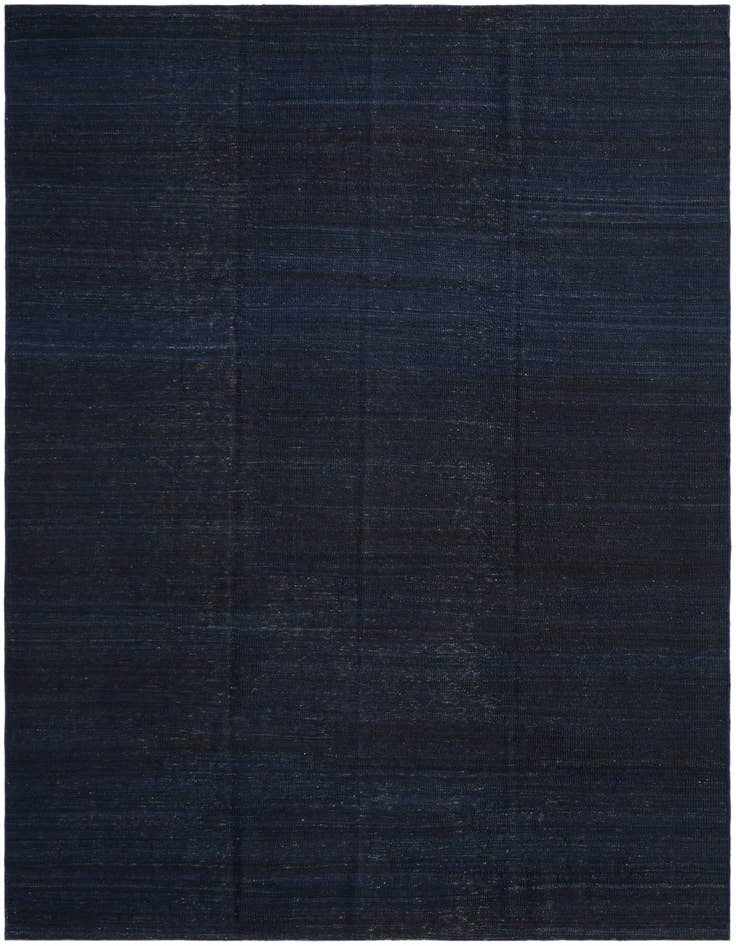 Detail image of 6' 10 x 9' 7 Hand Woven Kilim Modern Wool Rug