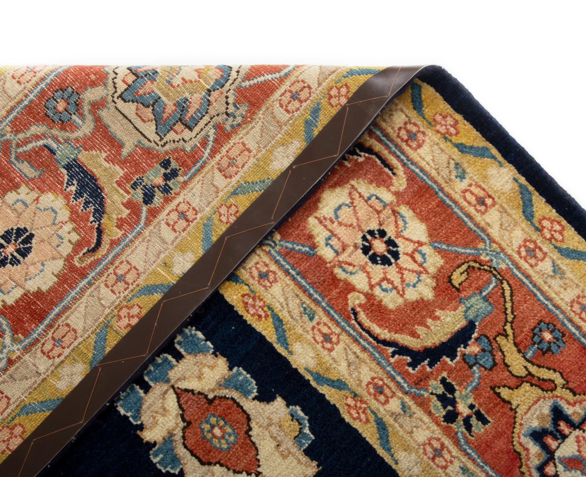 6' 7 x 9' 8 Hand Knotted Kurd Persian Wool Rug