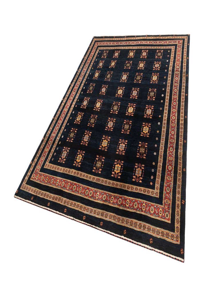 7' 10 x 9' 9 Hand Knotted Luribaft Rug