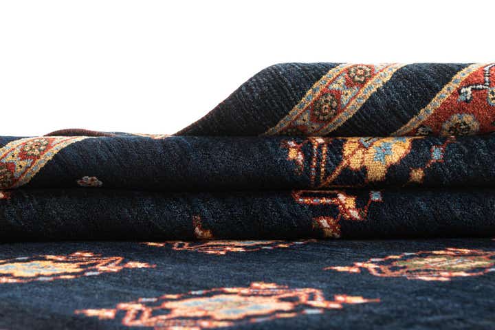7' 10 x 9' 9 Hand Knotted Luribaft Rug