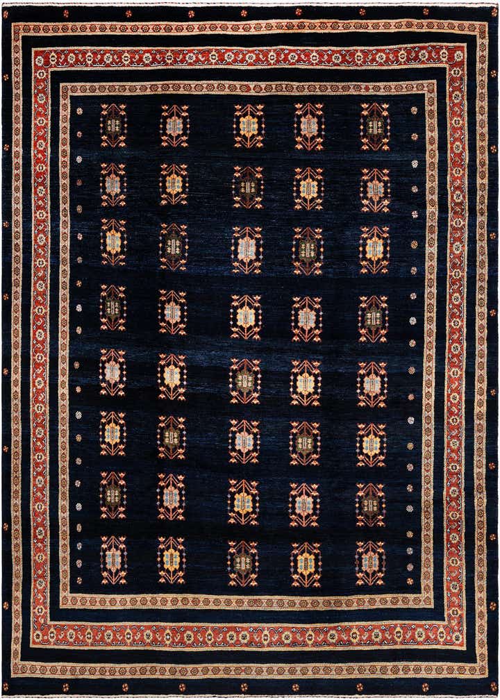 7' 10 x 9' 9 Hand Knotted Luribaft Rug
