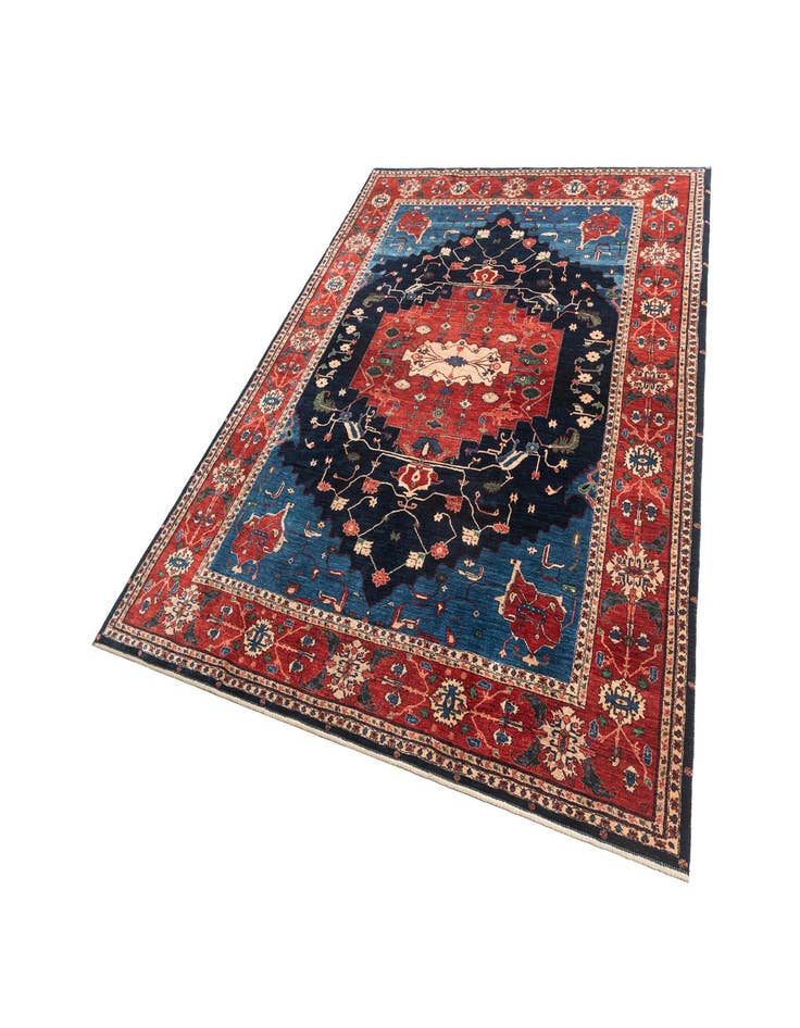 Detail image of 8' 2 x 9' 7 Hand Knotted Luribaft Rug