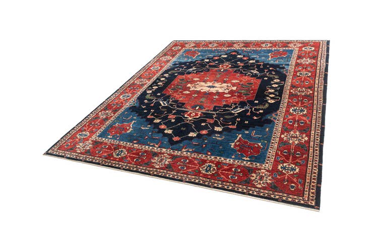 Detail image of 8' 2 x 9' 7 Hand Knotted Luribaft Rug