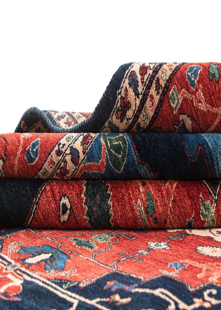 8' 2 x 9' 7 Hand Knotted Luribaft Rug