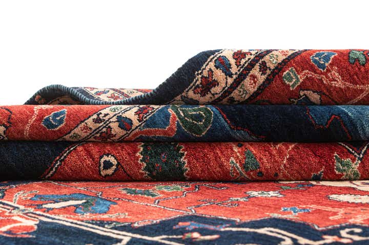 8' 2 x 9' 7 Hand Knotted Luribaft Rug