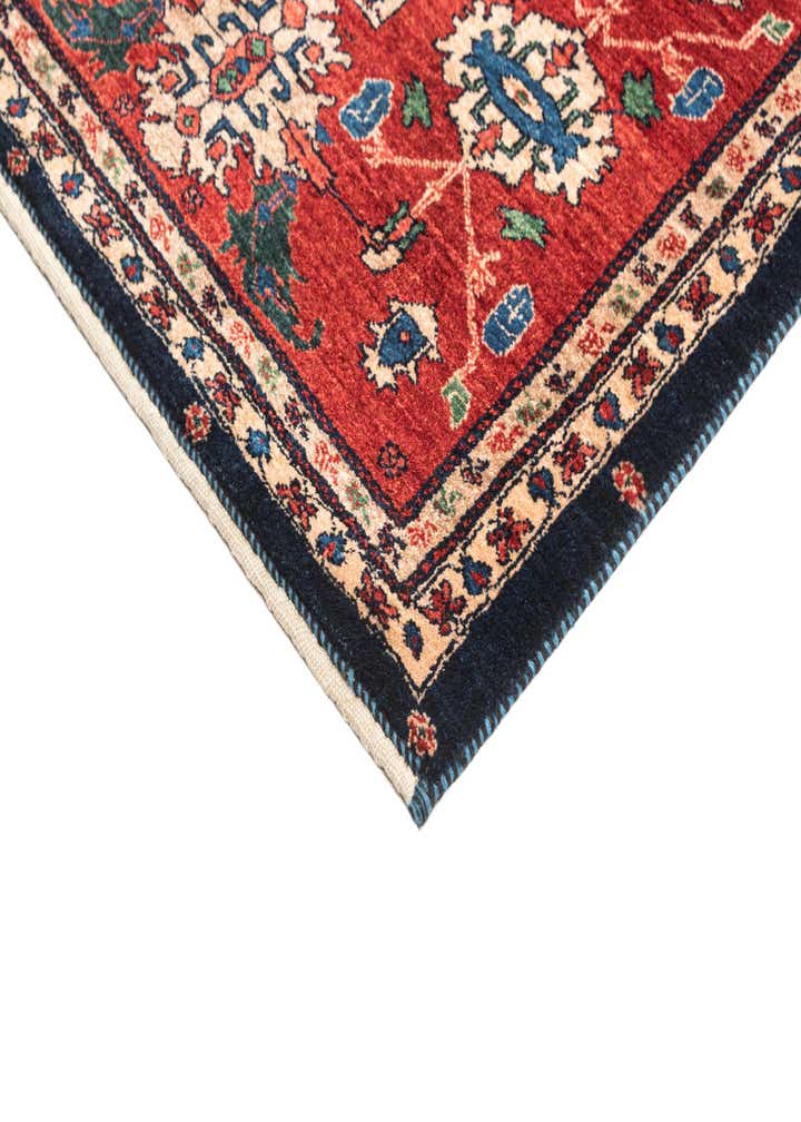 8' 2 x 9' 7 Hand Knotted Luribaft Rug