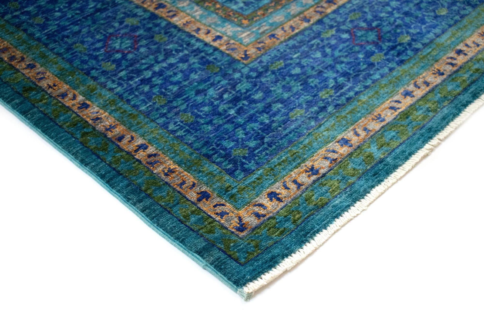 6' 11 x 9' 10 Mamluk Wool Rug